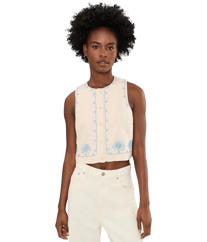 Women's Blank NYC Talk Embroidered Top
